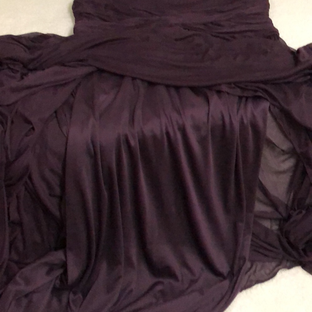 High-neck halter floor length dress